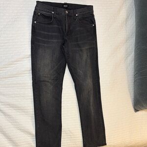 2/$20! Hudson Dark Gray Slim Jeans (33in waist, 32in length)
